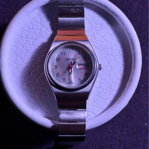 Seiko Silver and White Watch